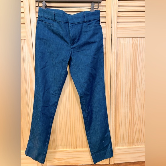 No label Bananna Republic Sloan pants size 0- blue - Picture 1 of 3